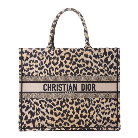 dior leopard bag|christian dior tote bag beige.